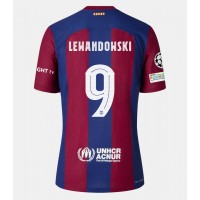 Barcelona Robert Lewandowski #9 Heimtrikot Frauen 2023-24 Kurzarm